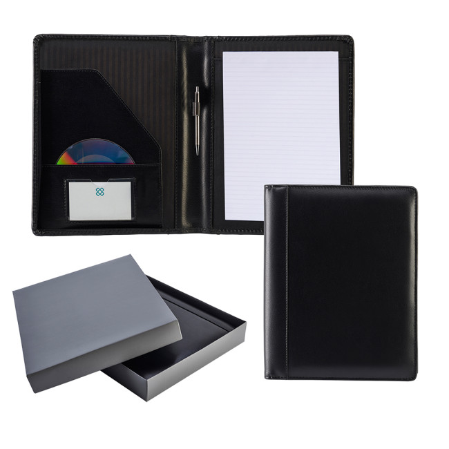 Custom Printed Ascot Leather A4 Deluxe Folder