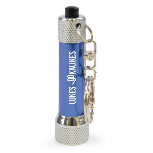 Branded LED Metal Torch Keyring - Image 6