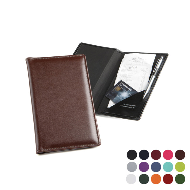 Branded Bill or Receipt Holder In Belluno Vegan PU