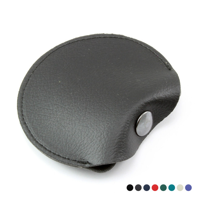 Custom Printed Recycled ELeather Coin Or Ear Bud Pouch