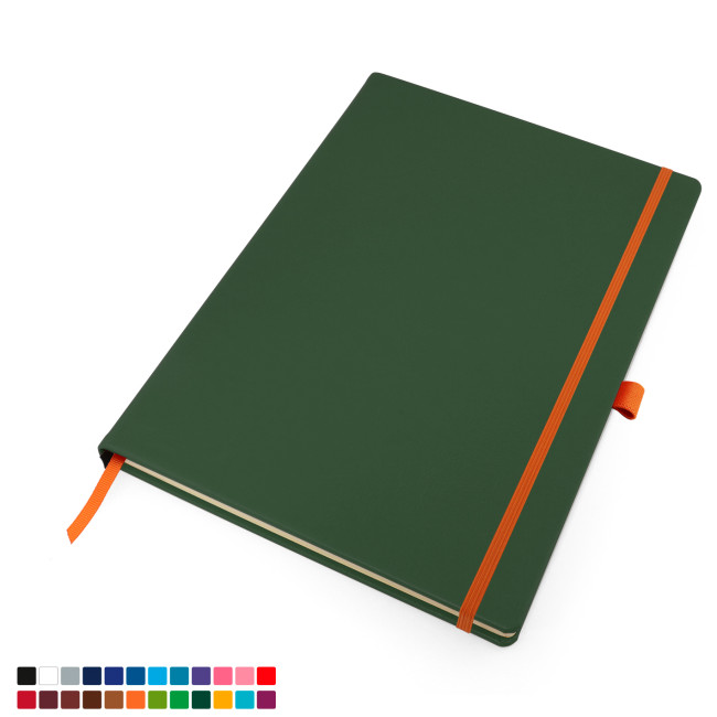 Custom Printed Deluxe Mix & Match A4 Recycled Como Casebound Notebook - Image 1