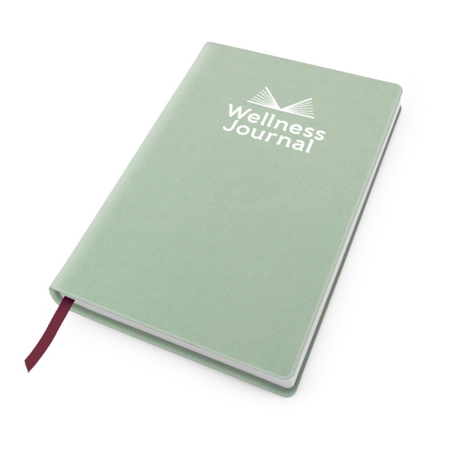 Custom Printed Cafeco Recycled A5 Wellness Journal - Image 1