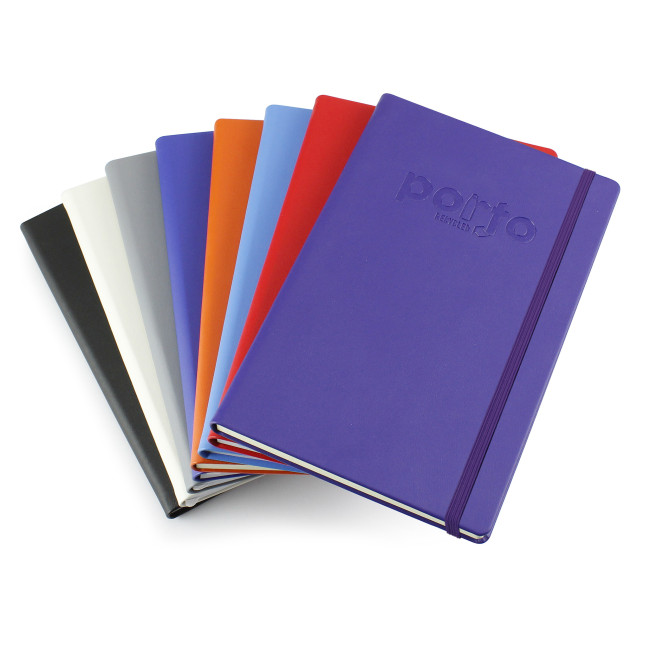 Custom Printed Eco A5 Casebound Notebook With Elastic Strap