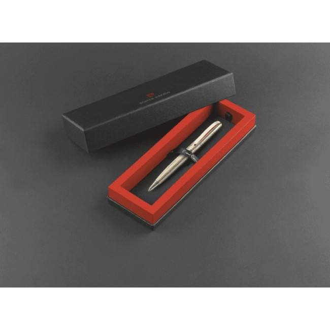 Custom Printed Pierre Cardin Lustrous Ballpen Gold with PB17 Box