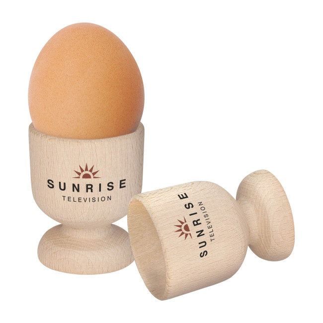 Custom Printed Wooden Egg Cup