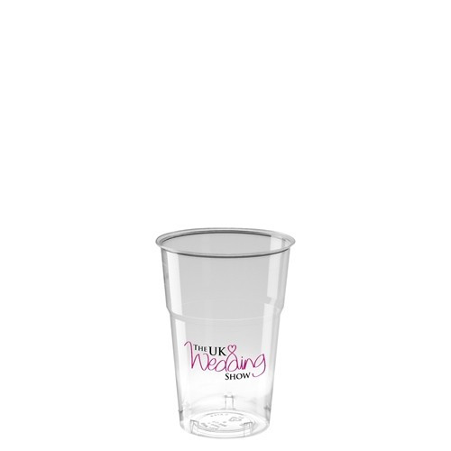 Branded Crystal Polystyrene Disposable Plastic Tumbler 120ml