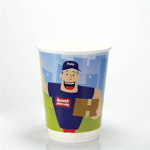 Branded Double Walled Paper Cup 340ml