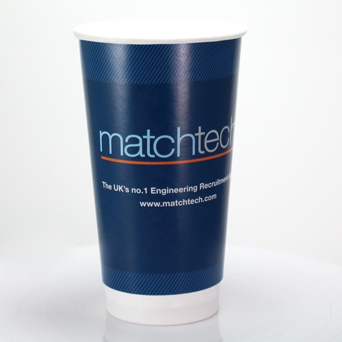 Branded Double Walled Paper Cup 568ml