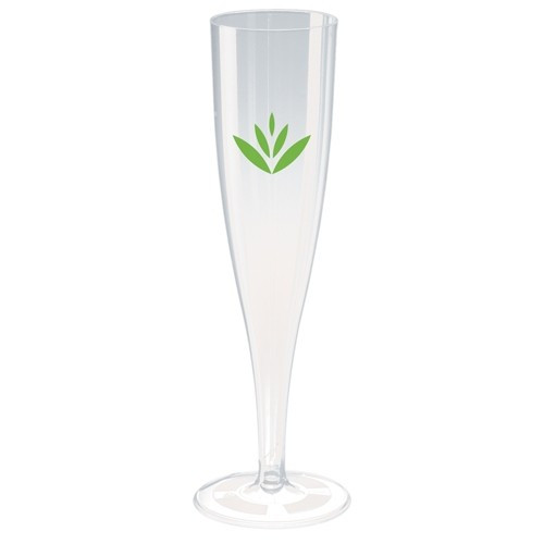 Branded Disposable Plastic Champagne Flute 157ml