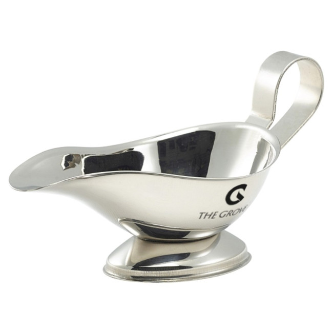 Custom Printed Mini Stainless Steel Gravy Boat