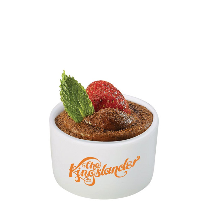 Custom Printed Ramekin Smooth Sided 6.5cm