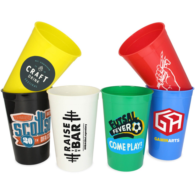 Custom Printed Plastic Stadium Cup 454ml