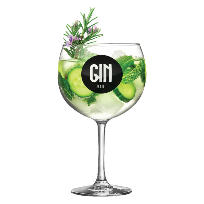 Custom Printed Juniper Gin Glass 710ml