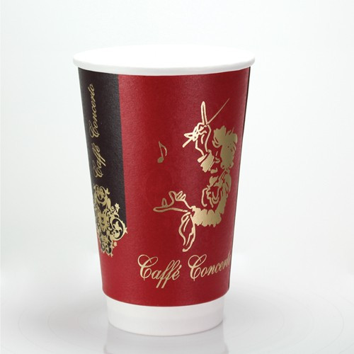 Branded Double Walled Paper Cup 455ml