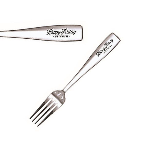 Custom Printed Square Dessert Fork