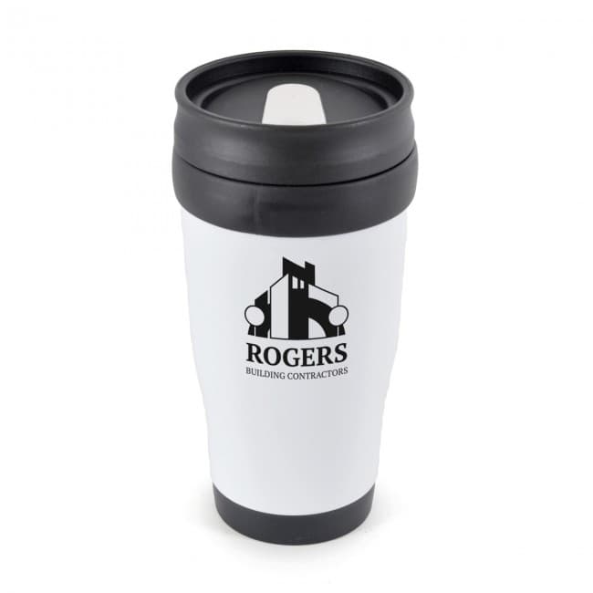 Branded Polo Plastic Tumbler 400ml - Image 1