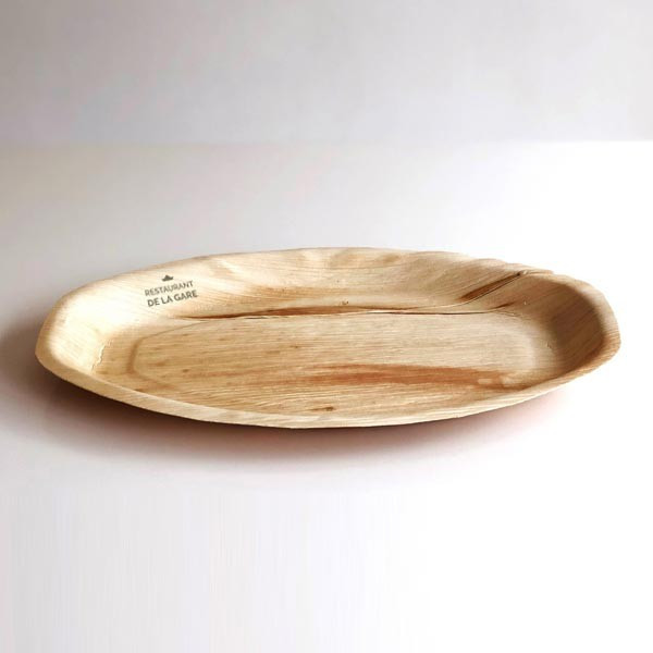 Custom Printed Palm Leaf Serving Platter