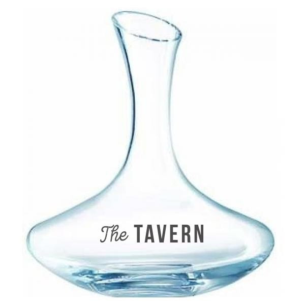 Custom Printed Opening Glass Decanter 900ml