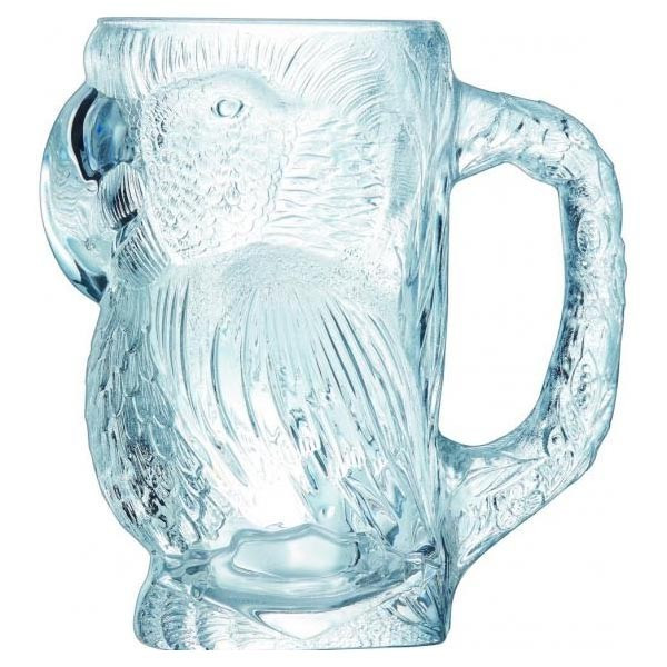 Custom Printed Parrot Glass Cocktail Tankard 900ml