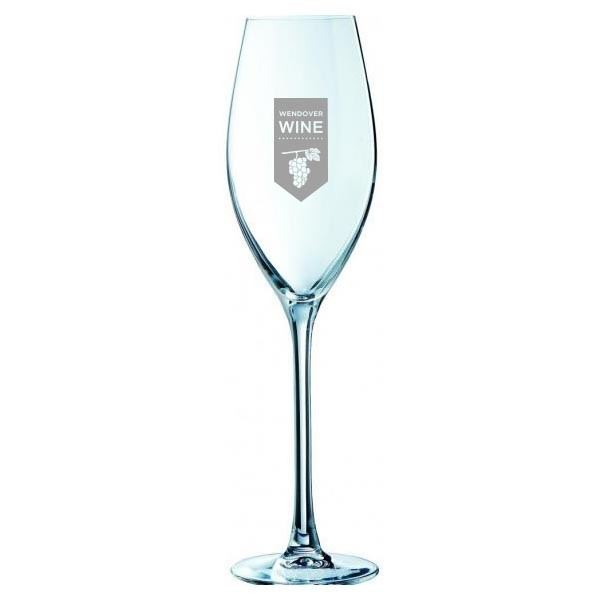 Custom Printed Grands Cepages Glass Champagne Flute 240ml