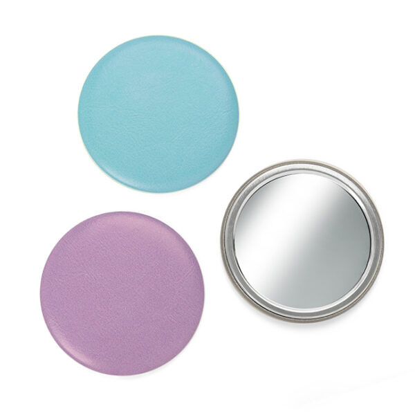 Branded Round Single Sided Compact Mirror