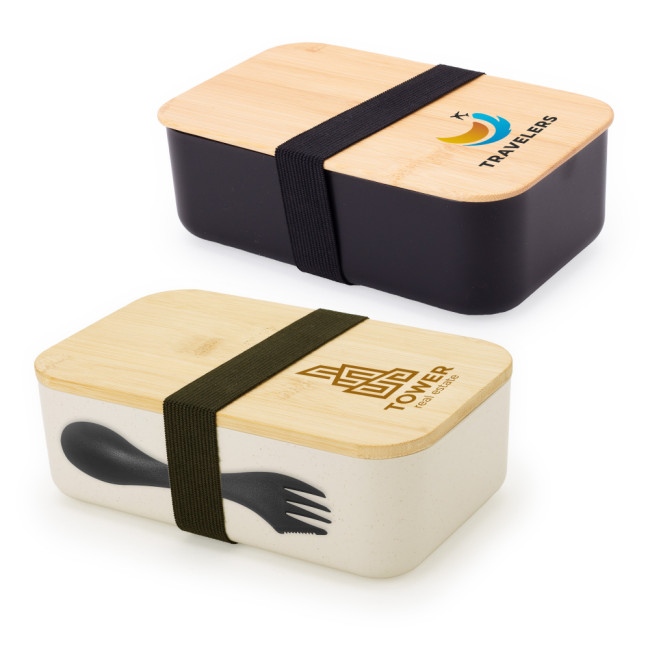 Branded Bamboo Lid Lunch Box