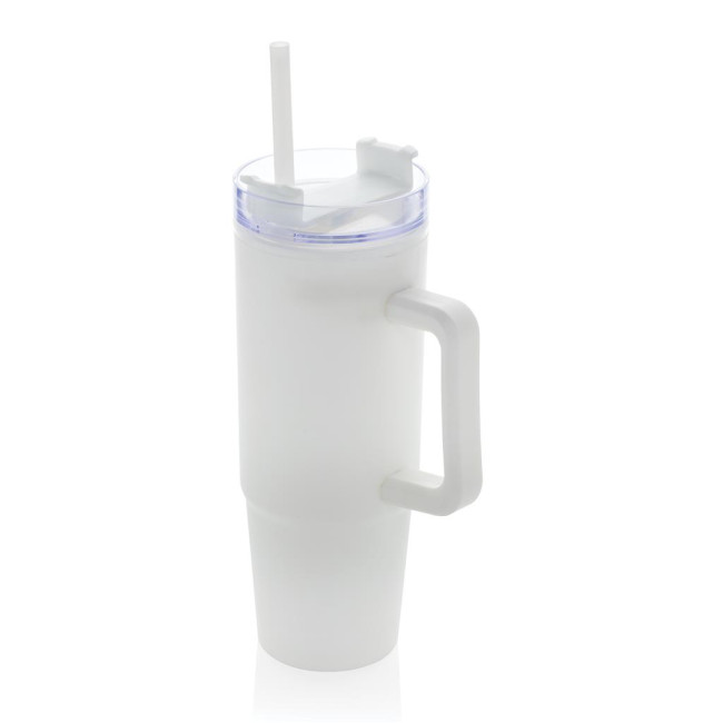 Custom Printed Tana RCS Recycled Plastic Tumbler With Handle 900ml - Image 8