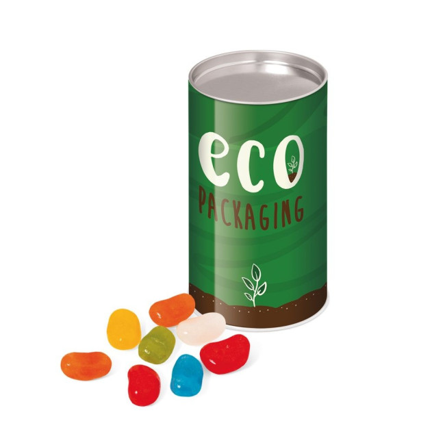 Custom Printed Eco Small Snack Tube Jolly Beans