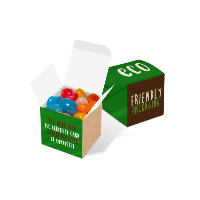 Custom Printed Eco Mini Cube Box Jolly Beans