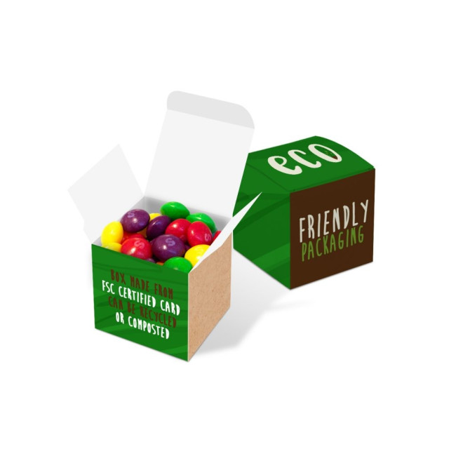 Custom Printed Eco Mini Cube Box Skittles