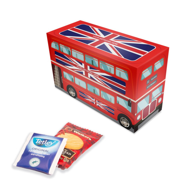 Branded Eco Bus Box Tea & Biscuits