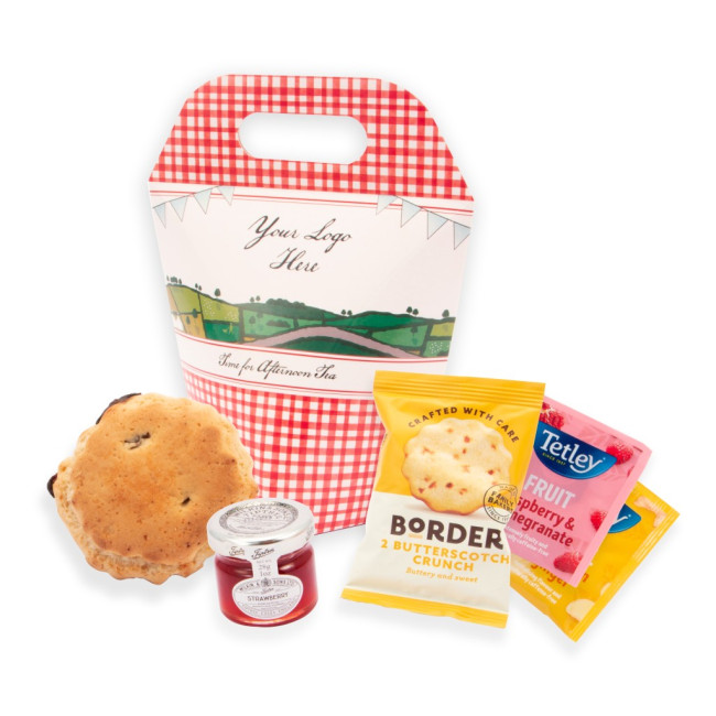 Branded Eco Handle Box Afternoon Tea