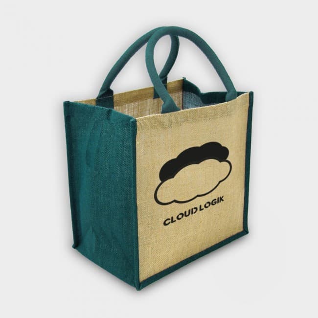 Custom Printed Green & Good Coloured Brighton Bag - Jute - Image 5