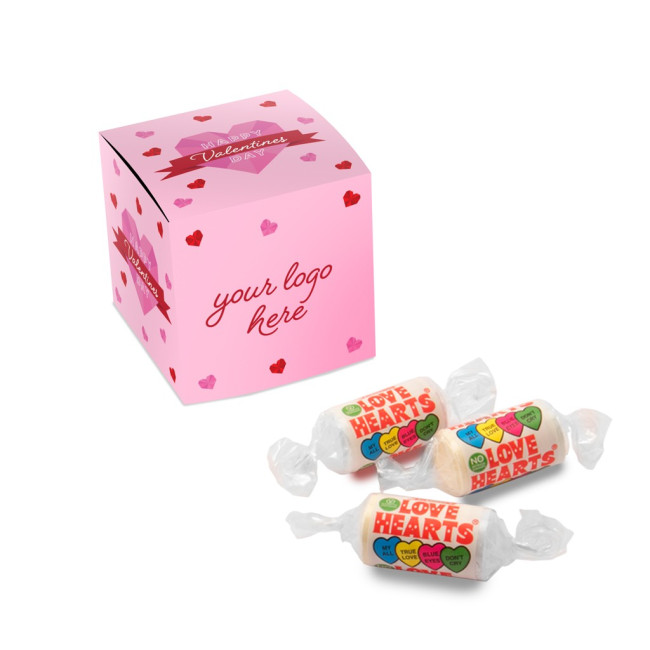 Custom Printed Valentines Eco Maxi Cube Love Hearts