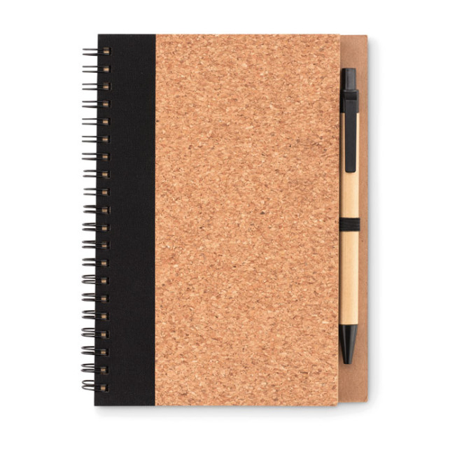 Custom Printed Cork Notebook With Pen