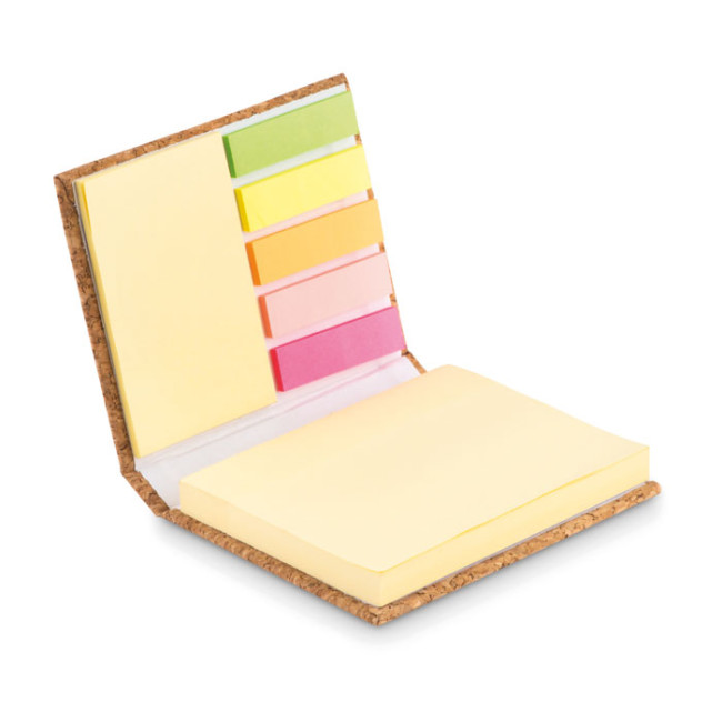 Custom Printed Cork Sticky Note Memo Pad