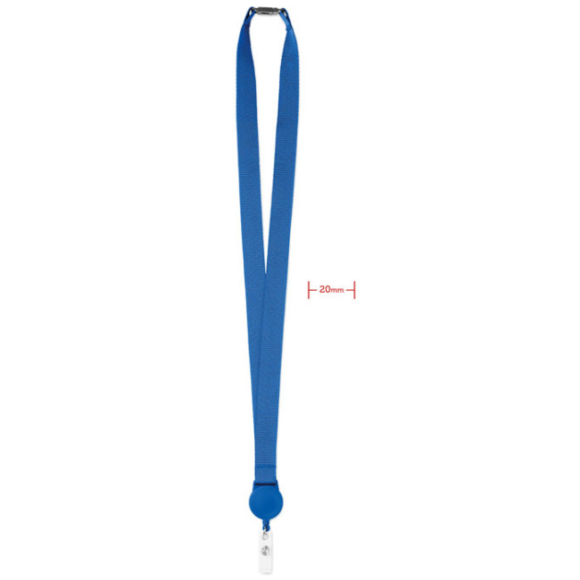 Custom Printed Lanyard With Retractable Clip - Image 1