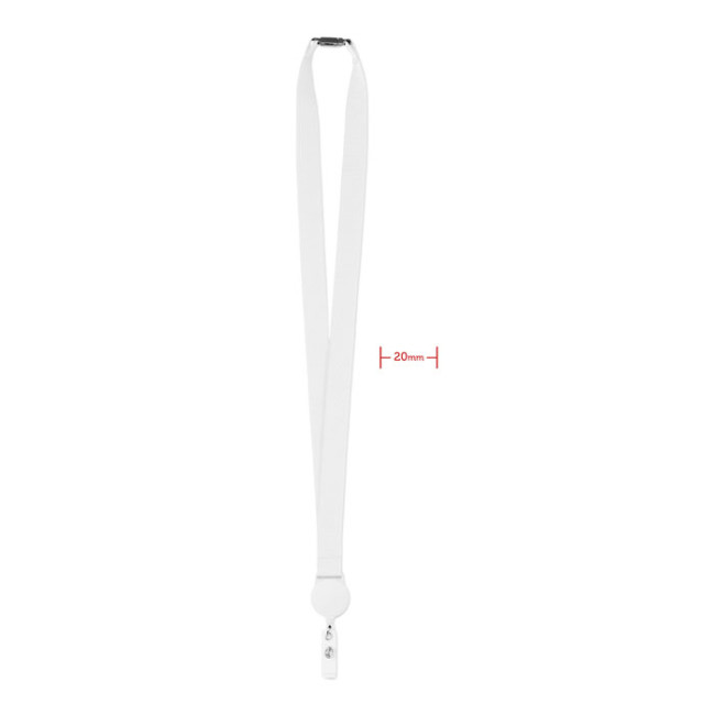 Custom Printed Lanyard With Retractable Clip - Image 2