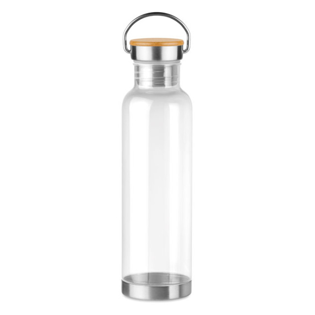 Branded Tritan Bottle Bamboo Top 800ml