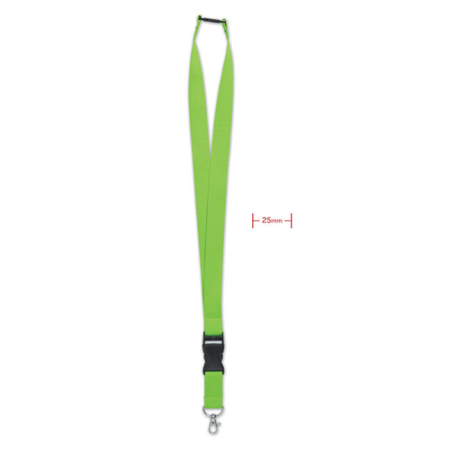 Custom Printed Lanyard With Metal Hook 25mm - Image 1