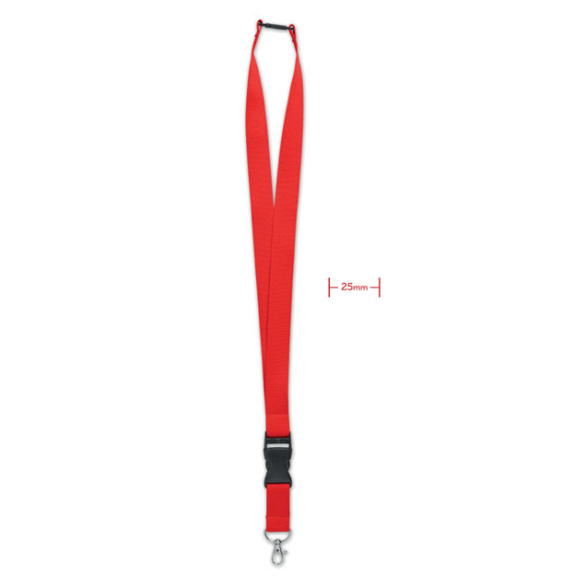 Custom Printed Lanyard With Metal Hook 25mm - Image 2