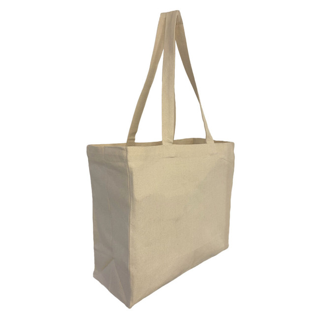 Custom Printed 8oz Natural Maxi Shopper