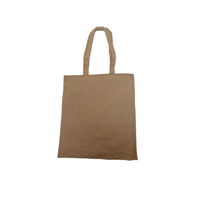 Custom Printed 5oz Natural Recycled Cotton Shopper