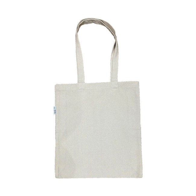 Custom Printed 10oz Natural Organic Cotton Shopper With Gusset