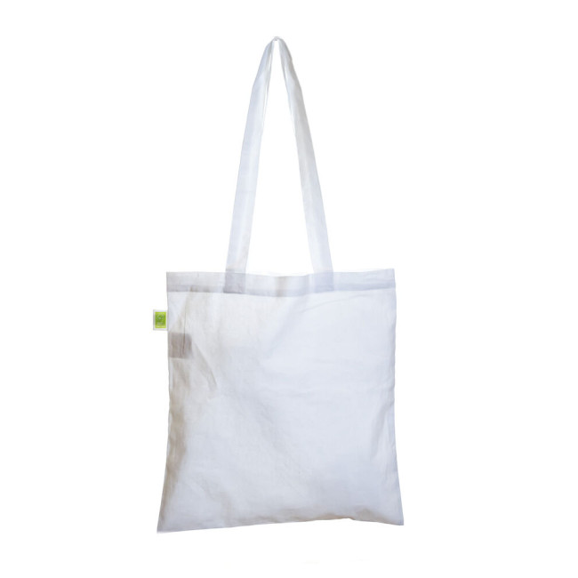 Custom Printed Eco White Cotton Shopper