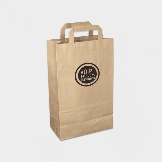 Custom Printed Green & Good Paper Carrier Bag Medium - Recycled