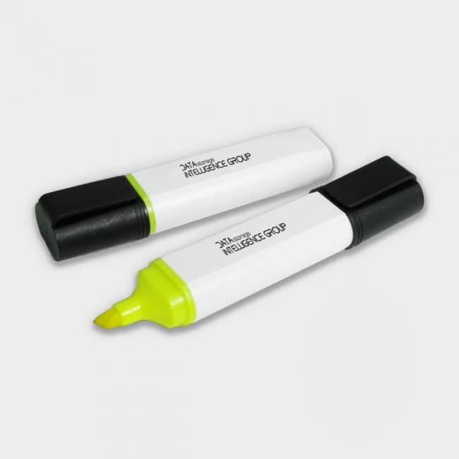 Custom Printed Green & Good Highlighter Pen - Recycled - Image 3