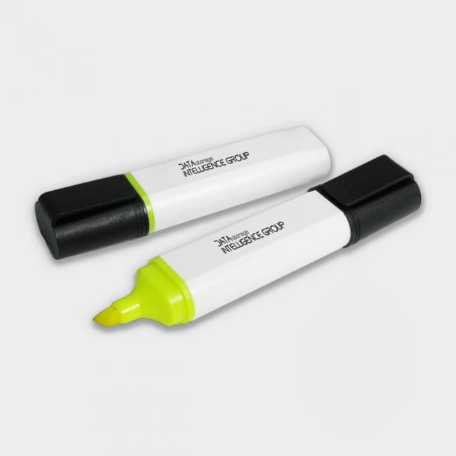 Custom Printed Green & Good Highlighter Pen - Recycled - Image 4