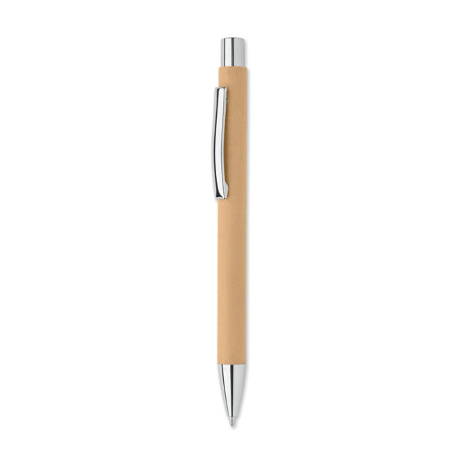 Custom Printed Recycled Paper Push Ball Pen - Image 3