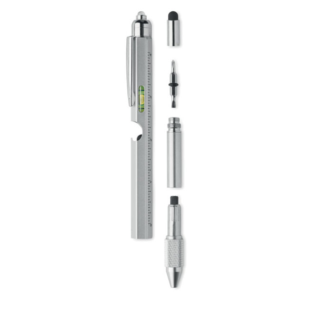 Custom Printed Spirit Level Pen With Ruler